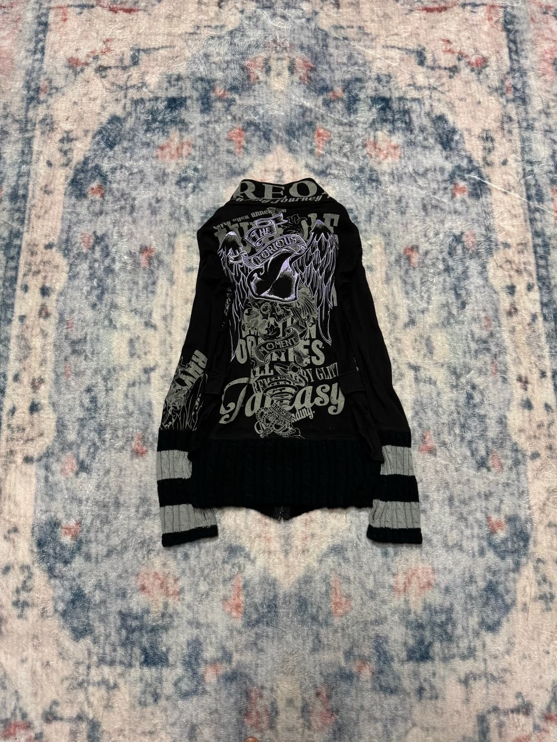 Glitz 00s fairy knit zip up 상품이미지2
