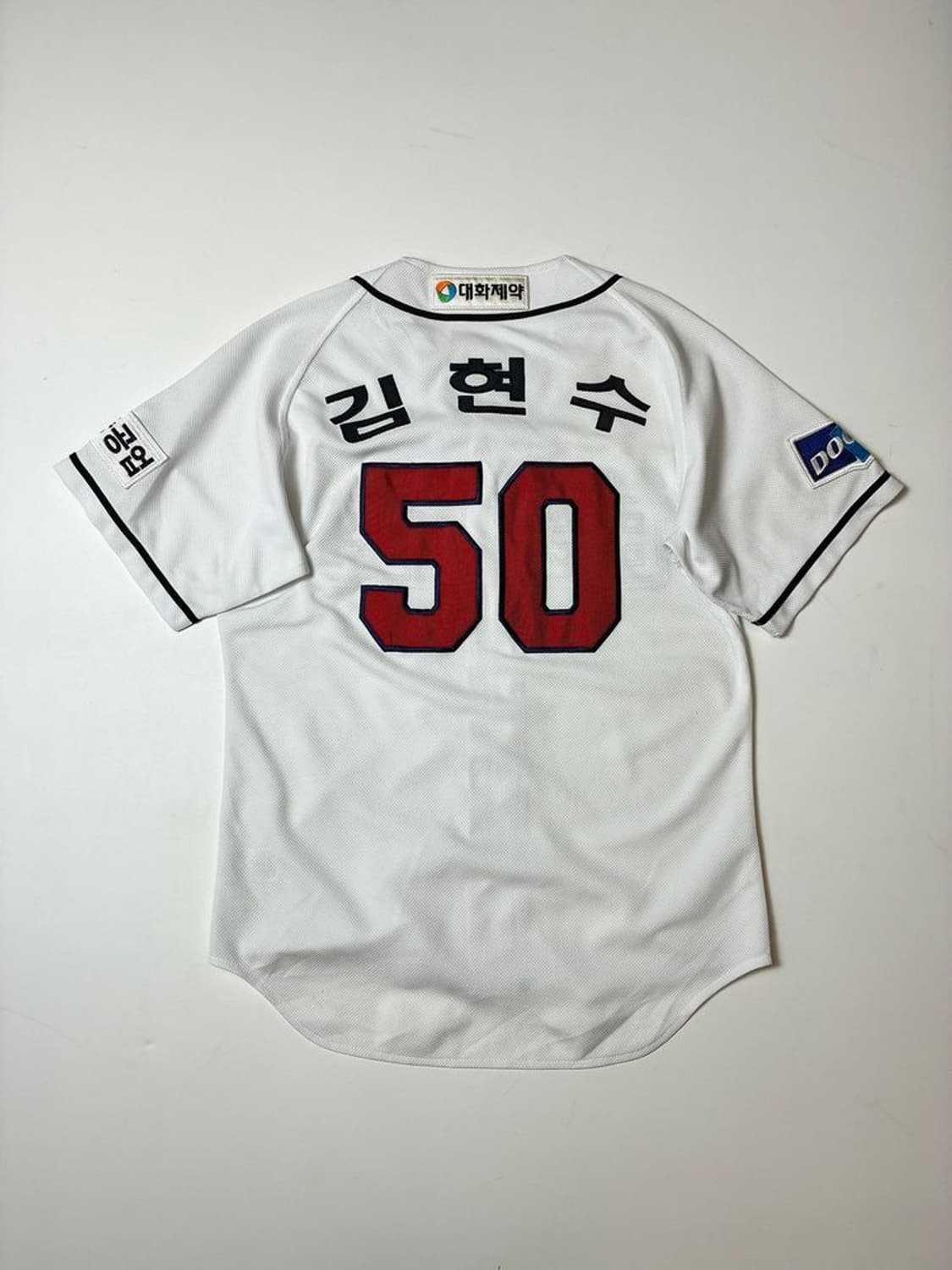 두산베어스 고급형 베이스볼 져지 김현수 반팔 PN8612 상품이미지1