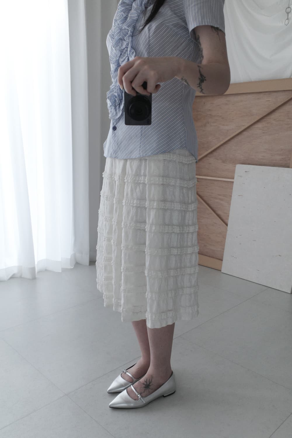 frill smoke skirt  상품이미지7