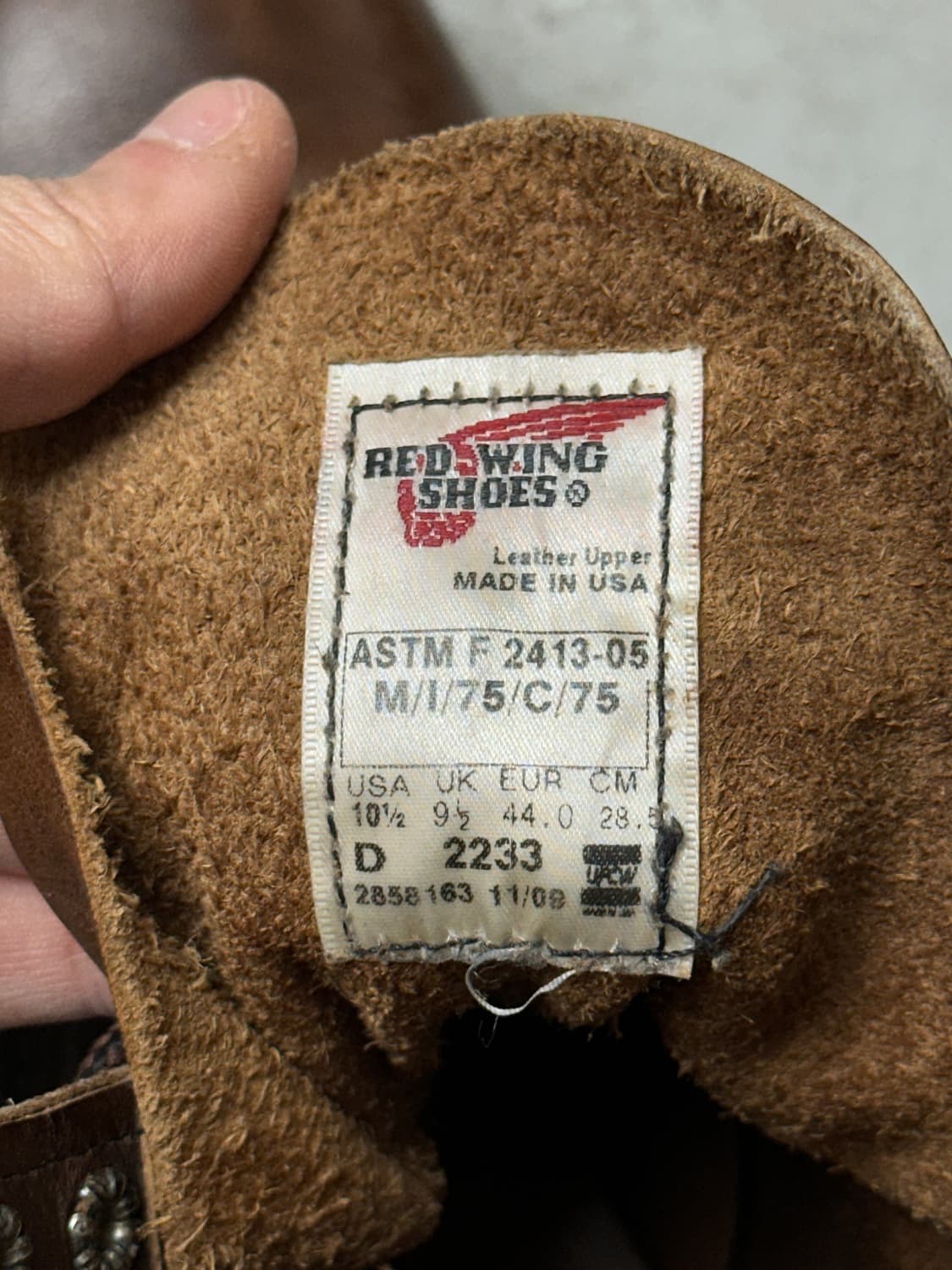 OG USA Made 레드윙 2233 워크부츠 오스틴 버틀러 상품이미지10