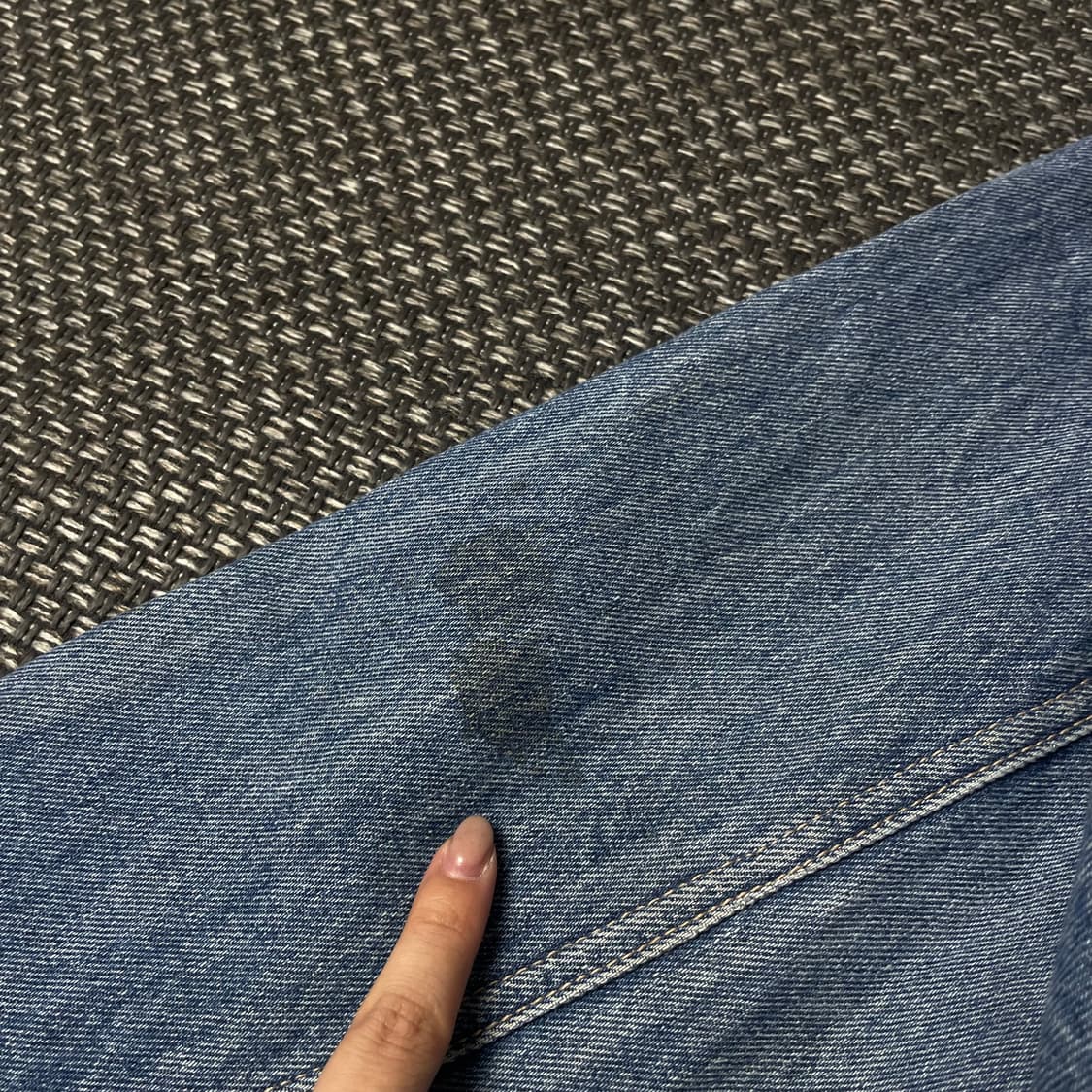 코카콜라 빈티지 투포켓 중청 데님 자켓 상품이미지6