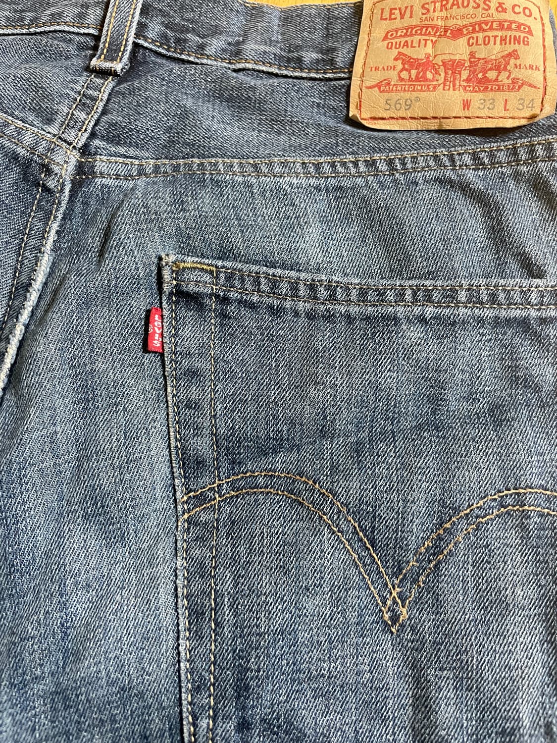 Levis 569 W33 L34 loose straight 상품이미지3