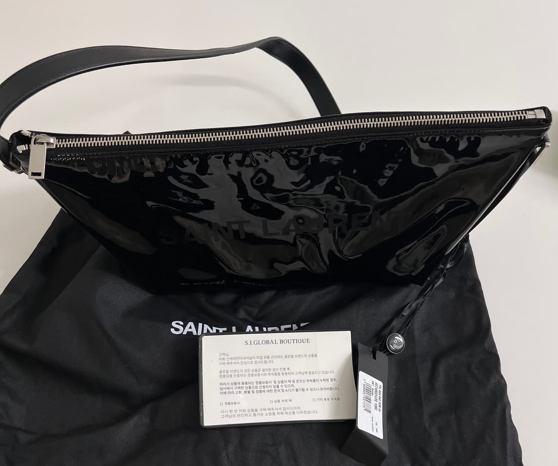 생로랑 로고 프린트 숄더백 바디백 상품이미지4