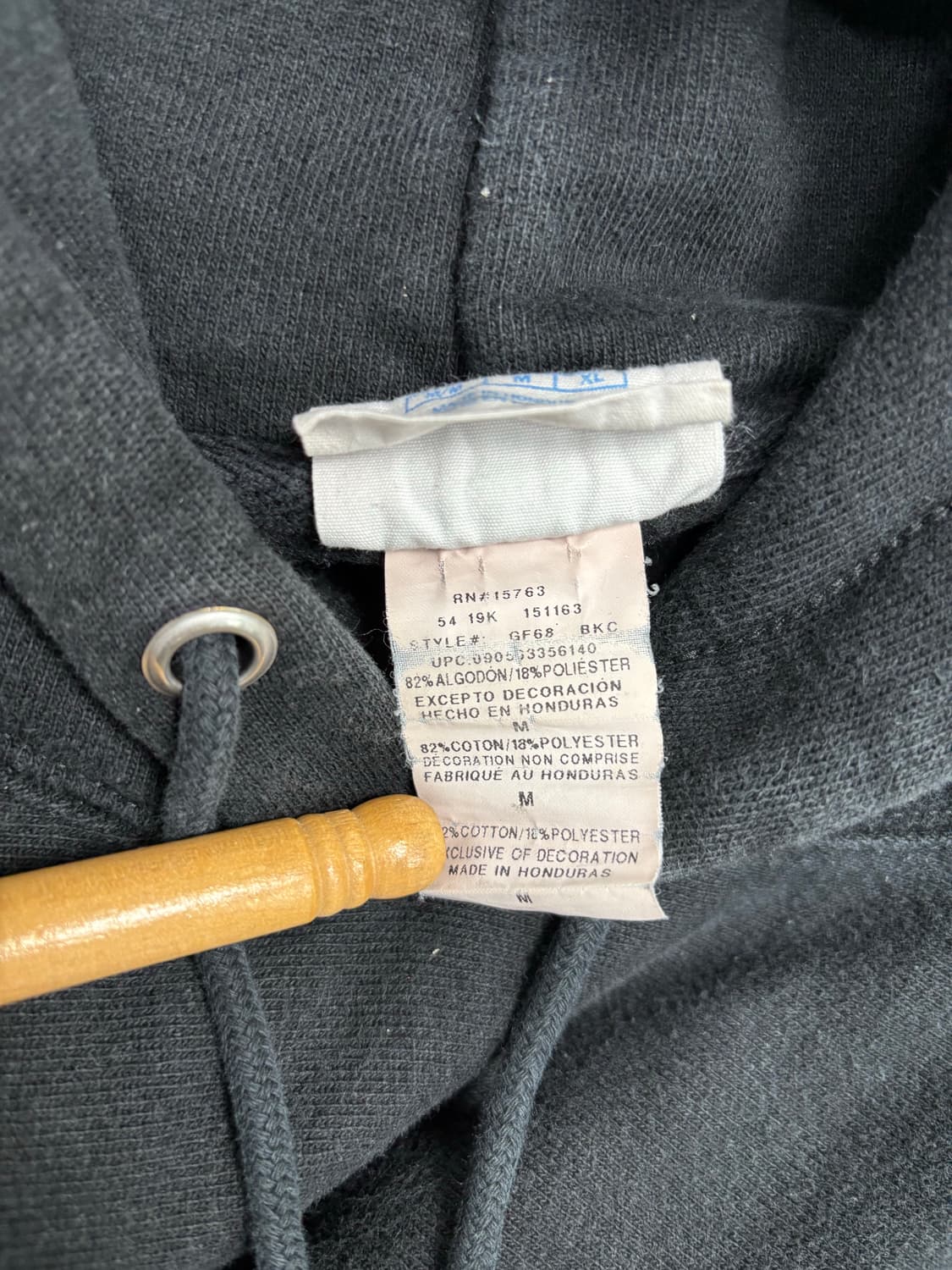 챔피온 후드티 블랙 상품이미지8