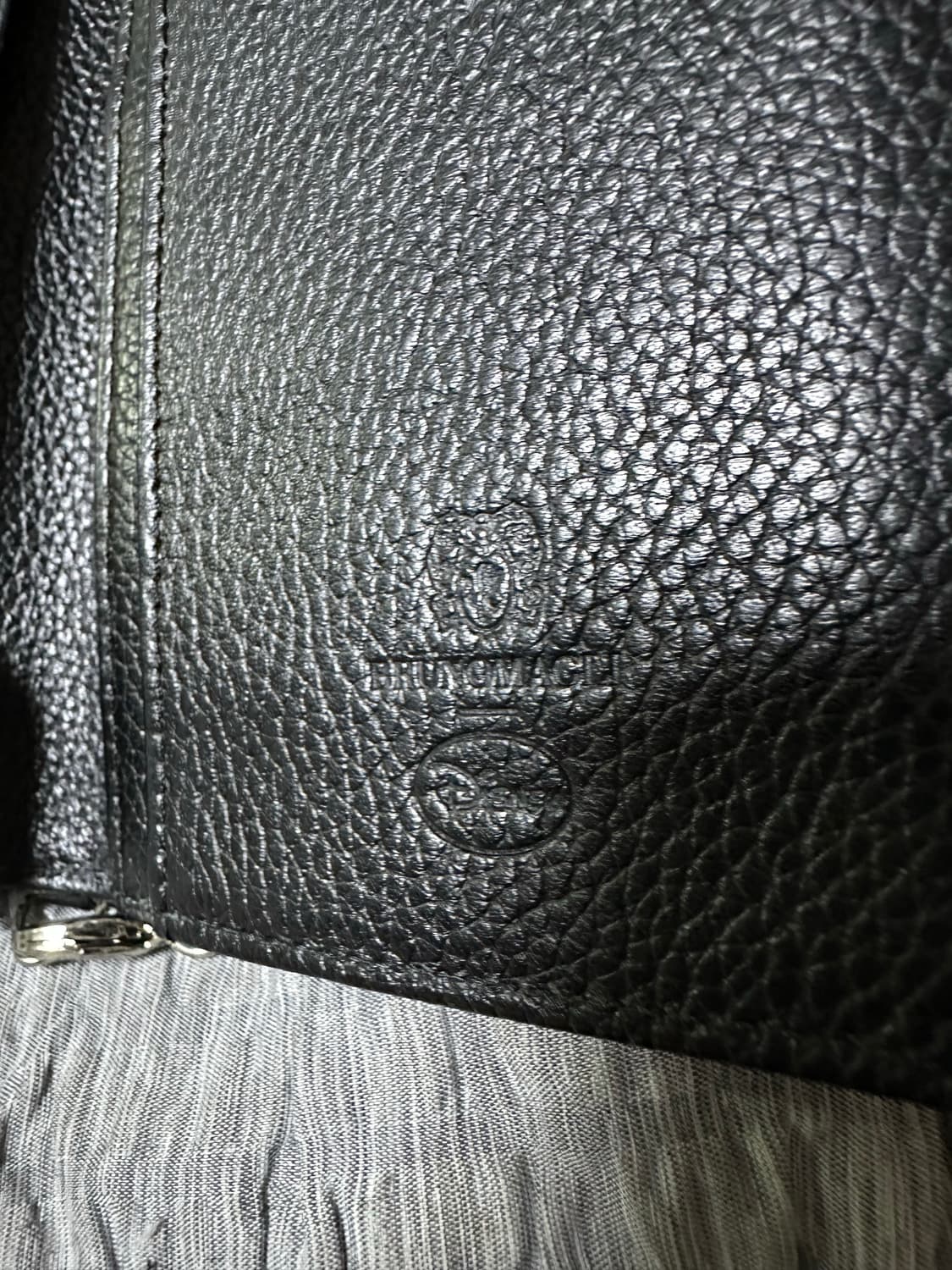 브루노말리 블랙 가죽 체인 크로스백 상품이미지5