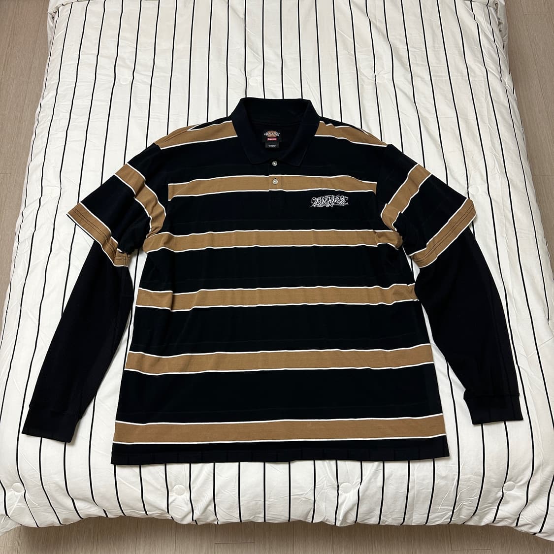 슈프림 디키즈 써멀 폴로 블랙(XL) 상품이미지2