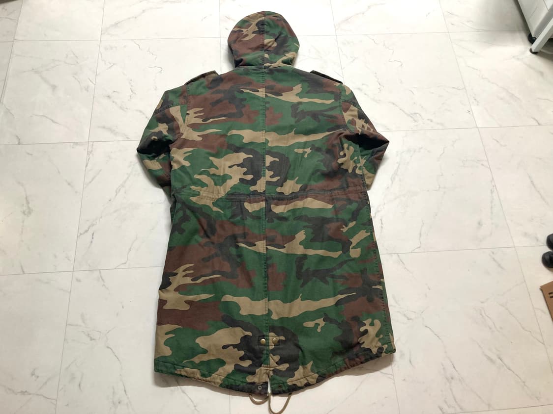 도그하우스 m65 카모 피쉬테일 야상 파카 105-110 상품이미지2