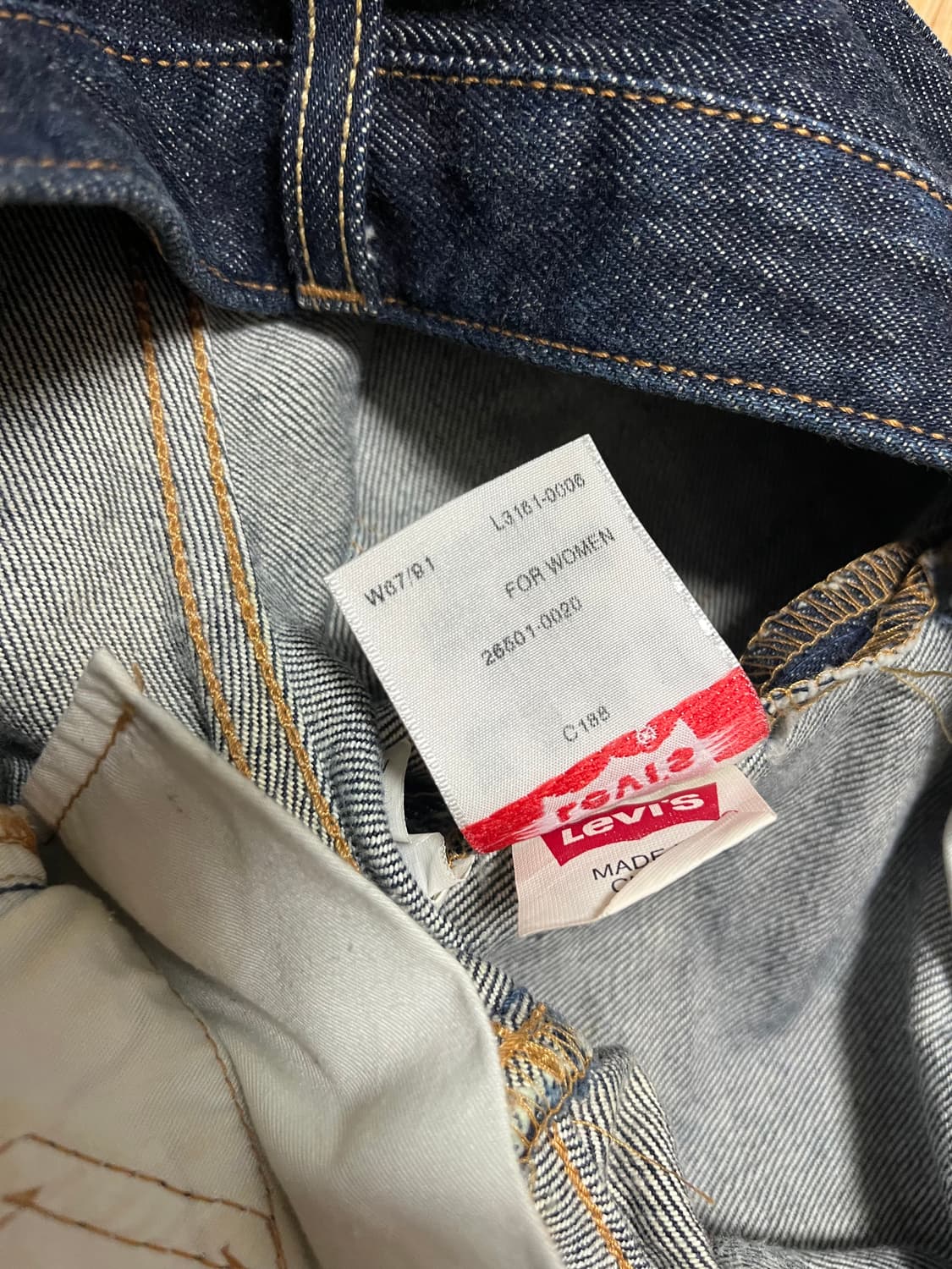 리바이스 501청바지 상품이미지3