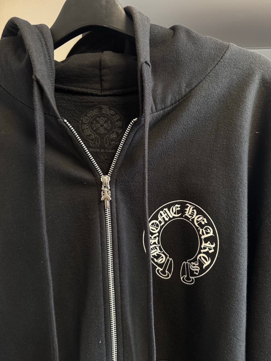 [L] 크롬하츠 홀스슈 플로랄 후드집업 상품이미지3