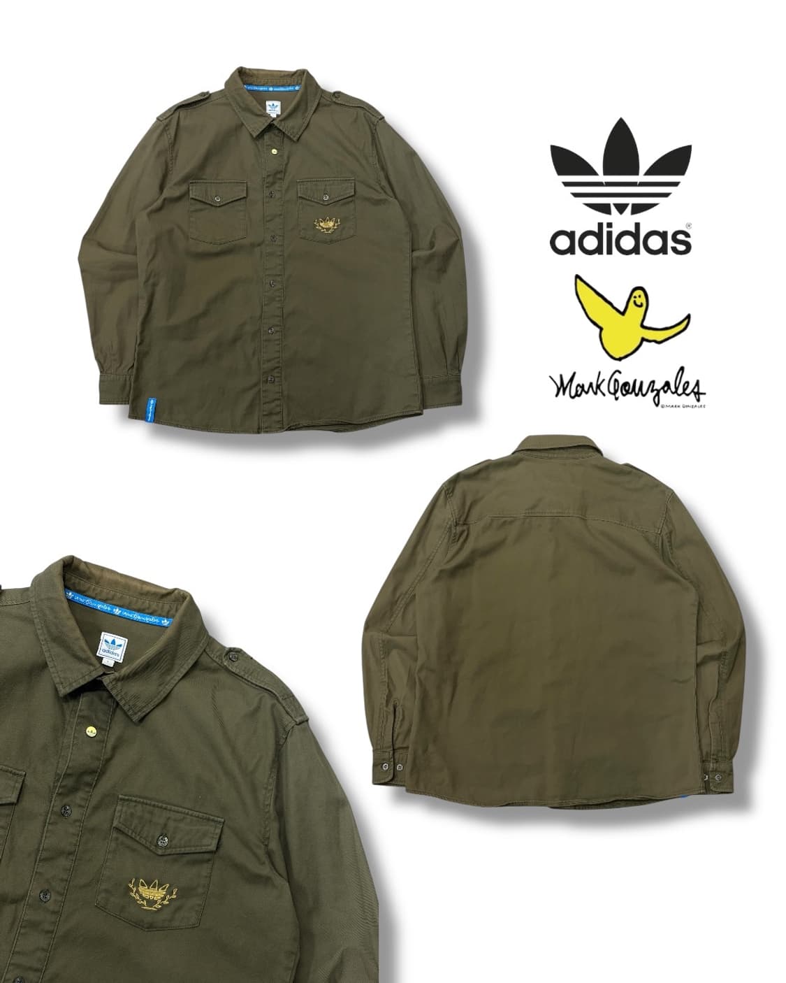 아디다스 x 마크곤잘레스 셔츠 자켓 상품이미지2