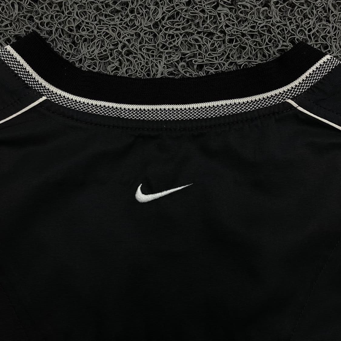Nike 00,s 스우시 나일론 블랙 베스트 포켓 자켓 상품이미지3