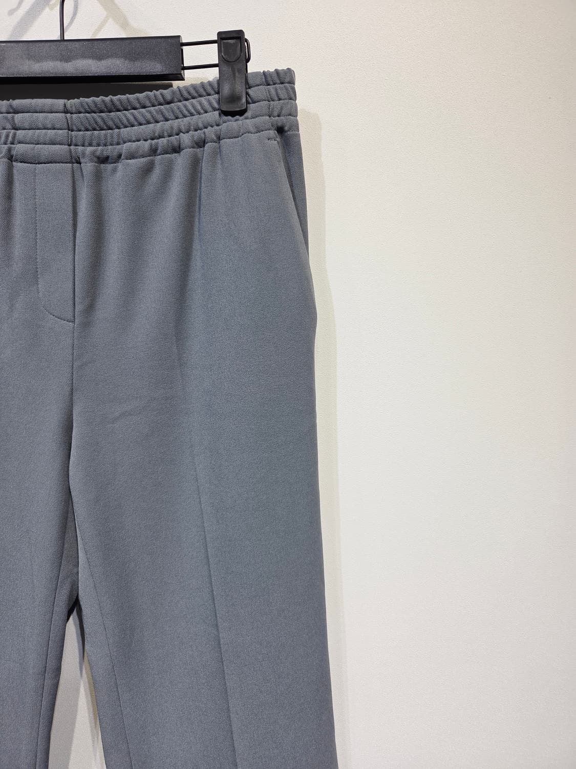 꼼빠니아 밴딩 와이드 슬랙스 그레이_55 상품이미지4