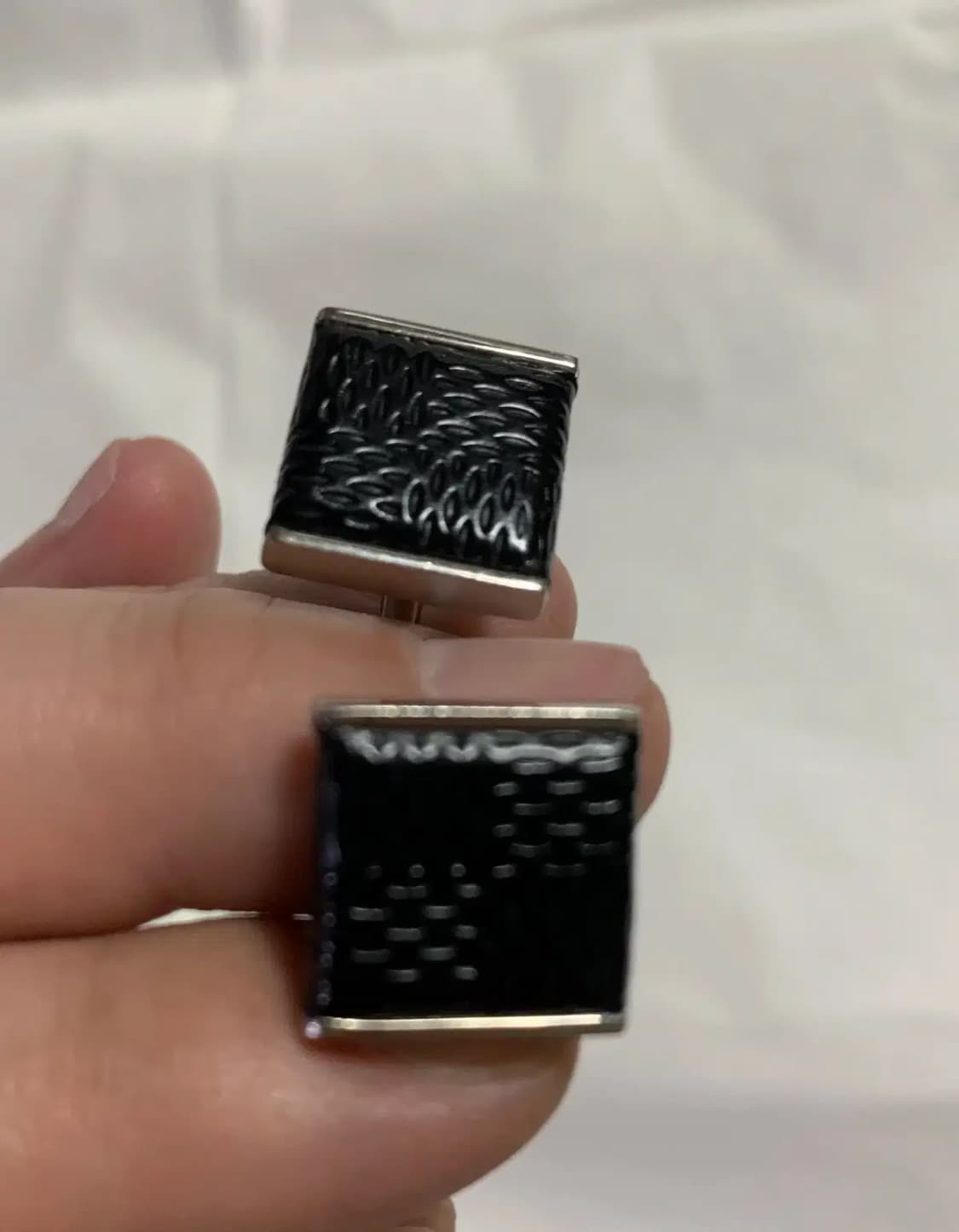 LOUIS VUITTON 루이비통 다미에 패턴 케이스/스틸-커프스링크 상품이미지2