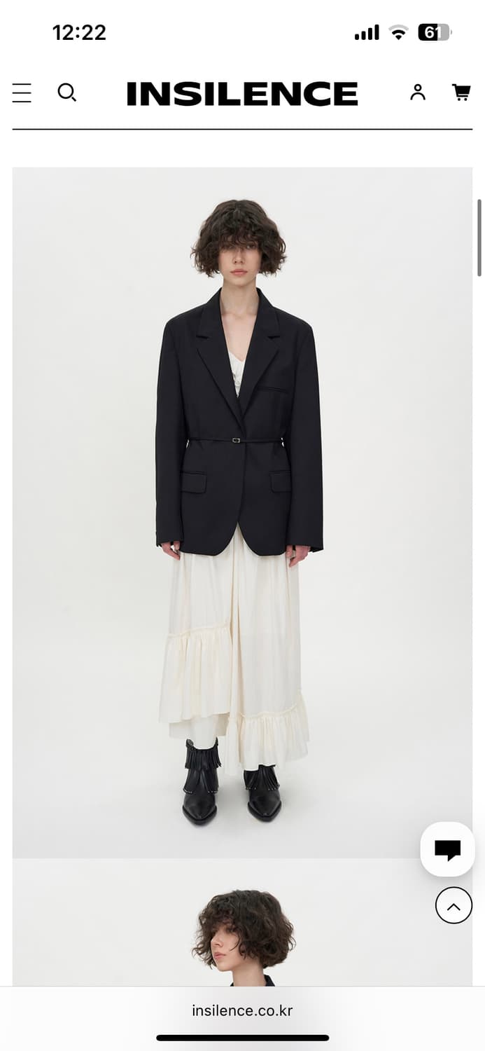 이번주까지 할인) 인사일런스 디태쳐블 벨트 블레이저 상품이미지2