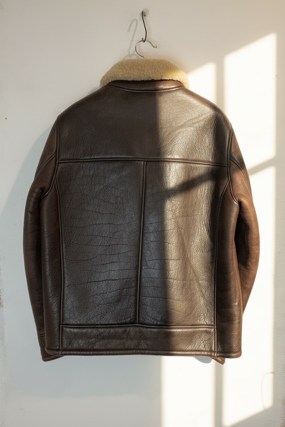 마시모 두띠 시어링 레더 자켓 상품이미지2