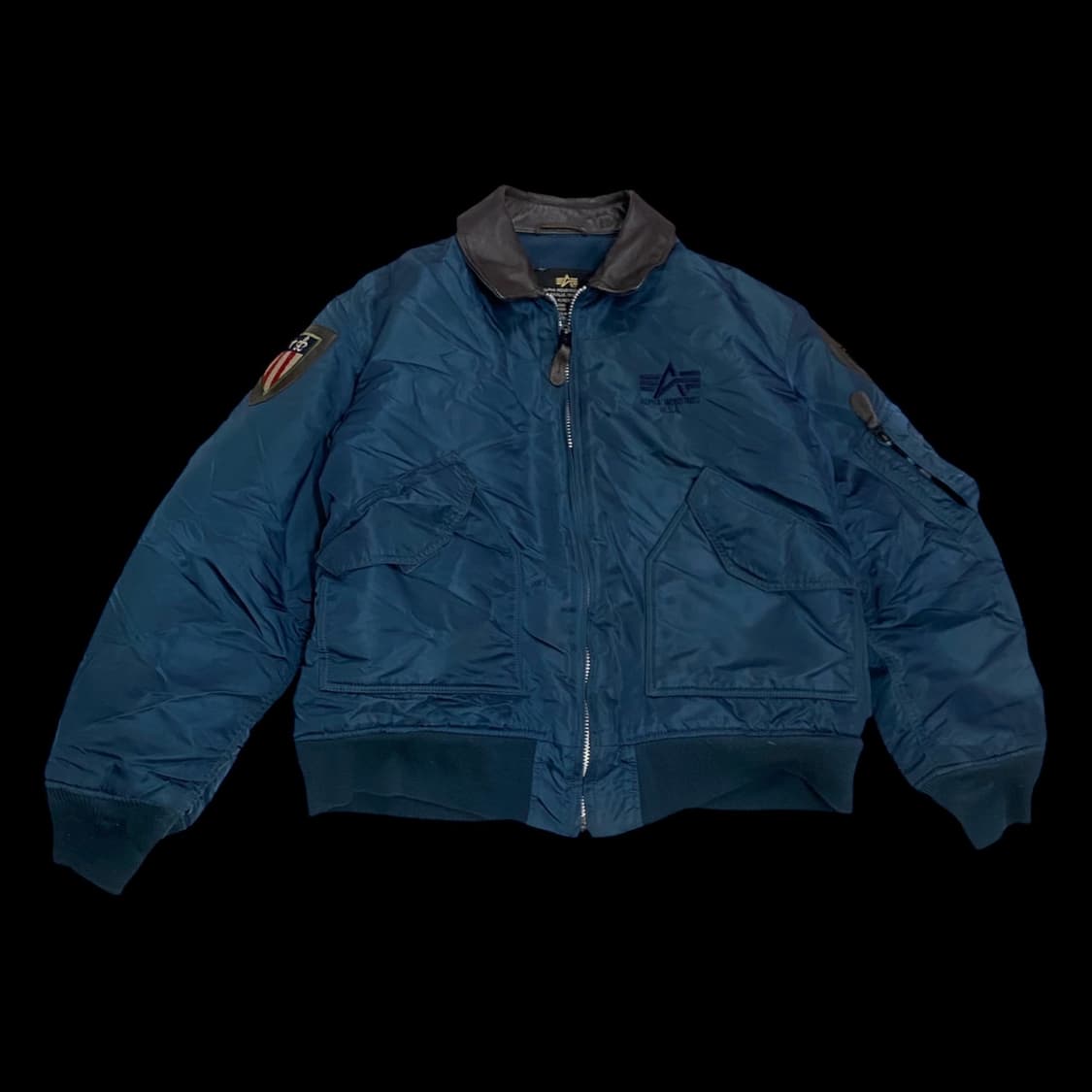 90s 알파인더스트리 FLT-45P 항공자켓 L 상품이미지3