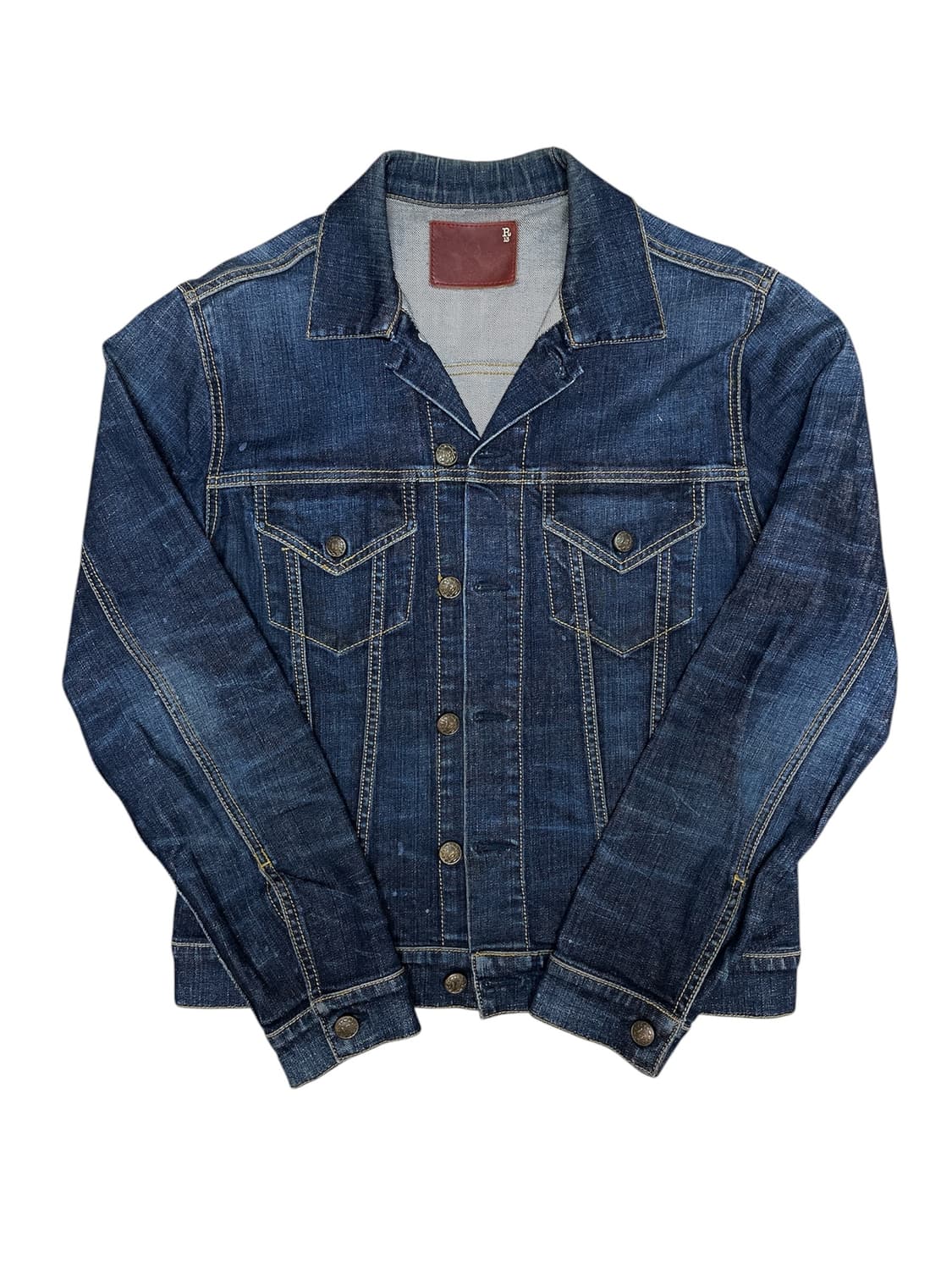 R13 워싱 블루 데님 자켓 상품이미지1