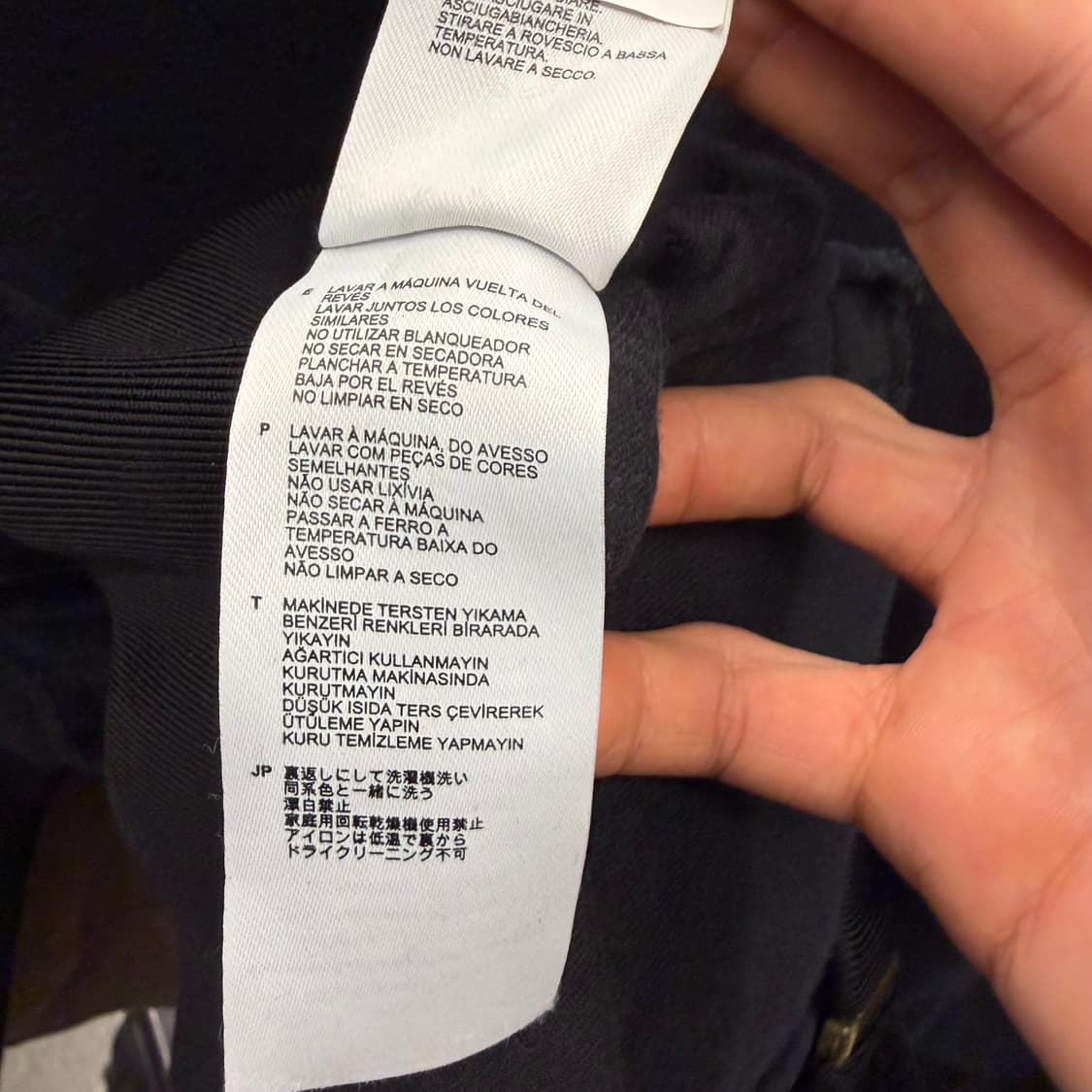 프레드페리 블랙 벨루어 봄버 자켓 L 상품이미지10