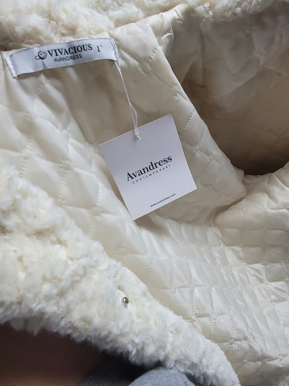 어반드레스 퍼자켓 코트 크롭자켓 상품이미지3