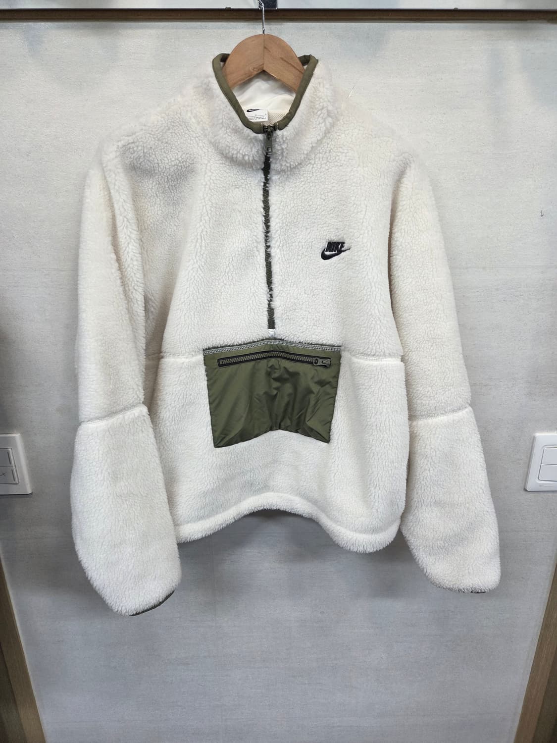 나이키 nsw 윈터라이즈 아노락 플리스 자켓 L 오버핏  상품이미지1