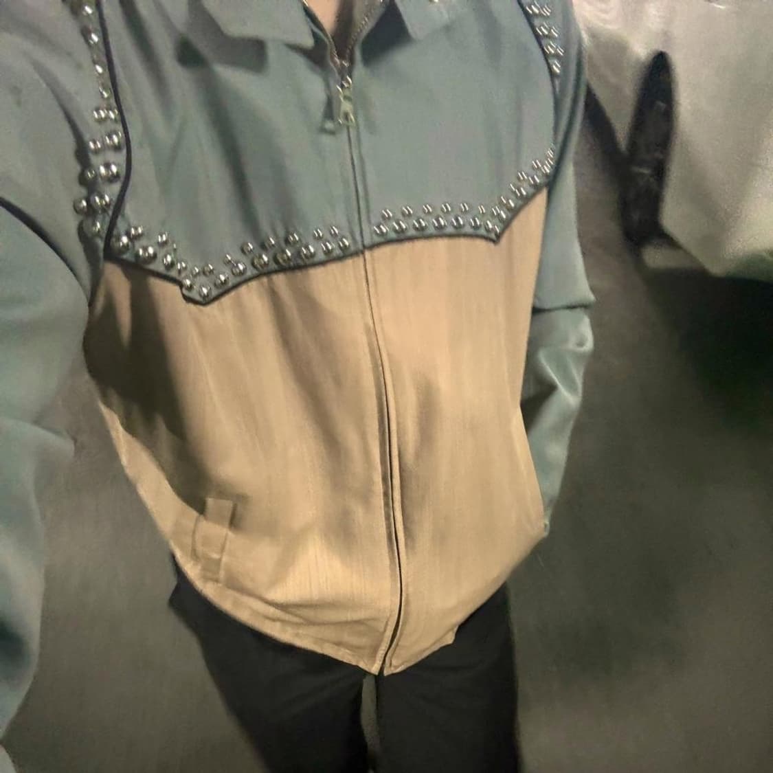 (한정특가)프라다 12ss 스터드 블루종 자켓 50 상품이미지8