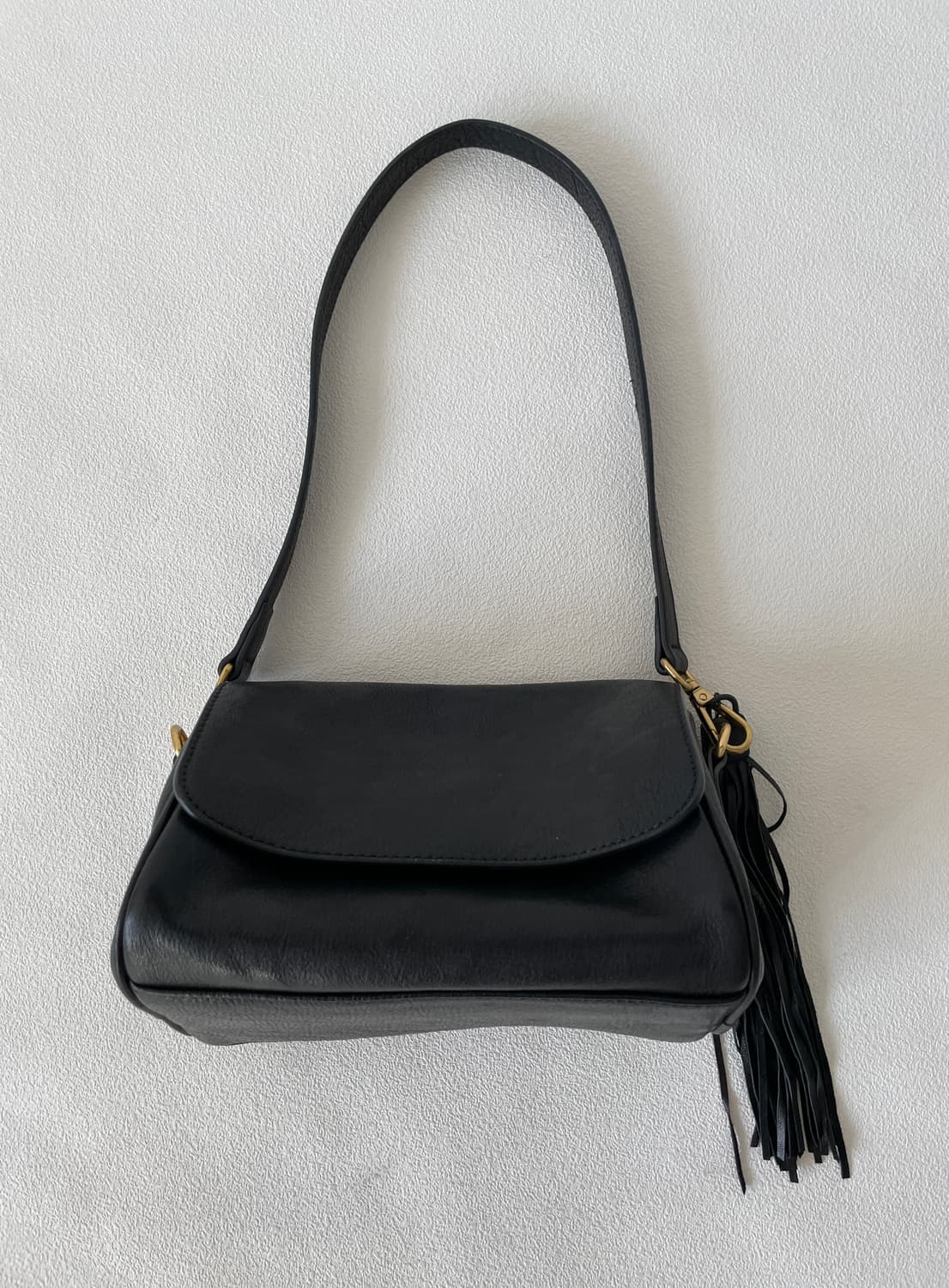 Pre owned 레더 숄더백 상품이미지3