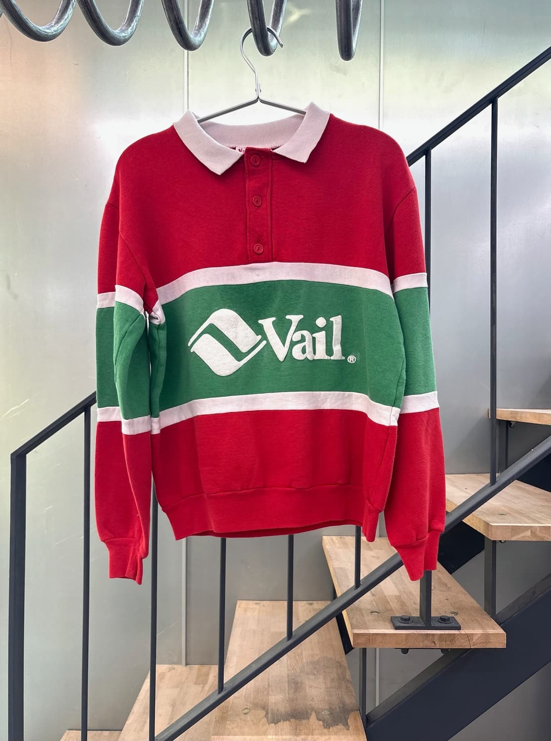 Vail 빈티지 럭비 티셔츠 맨투맨 상품이미지1