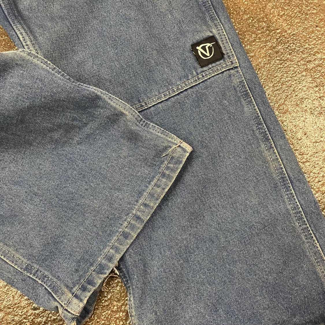 반스 로완 데님 더블니 팬츠 (36“) 상품이미지3