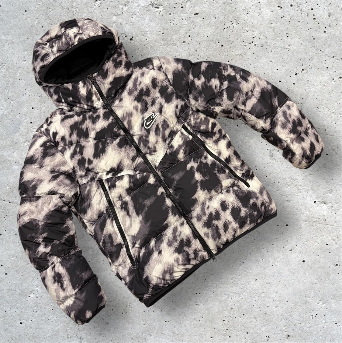 [M] 나이키 다운필 윈드러너 패턴 패딩 점퍼 B617 상품이미지1