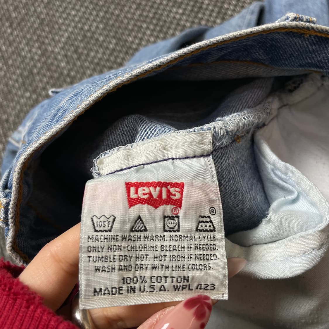 (30) 리바이스 501 30X32 버튼플라이 데님 팬츠 상품이미지4