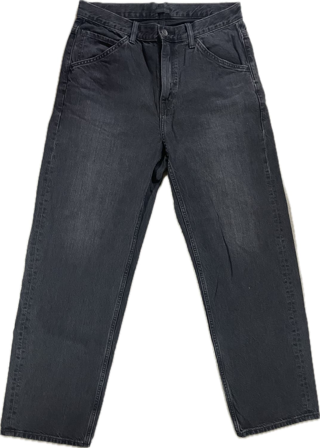 유니클로 와이드핏 데님 그레이 31사이즈 상품이미지1