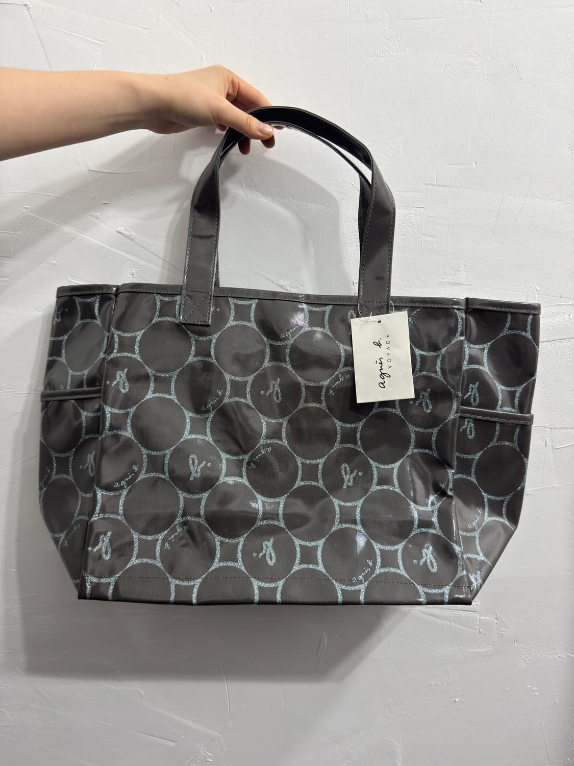 agnes b pattern pvc bag 상품이미지1