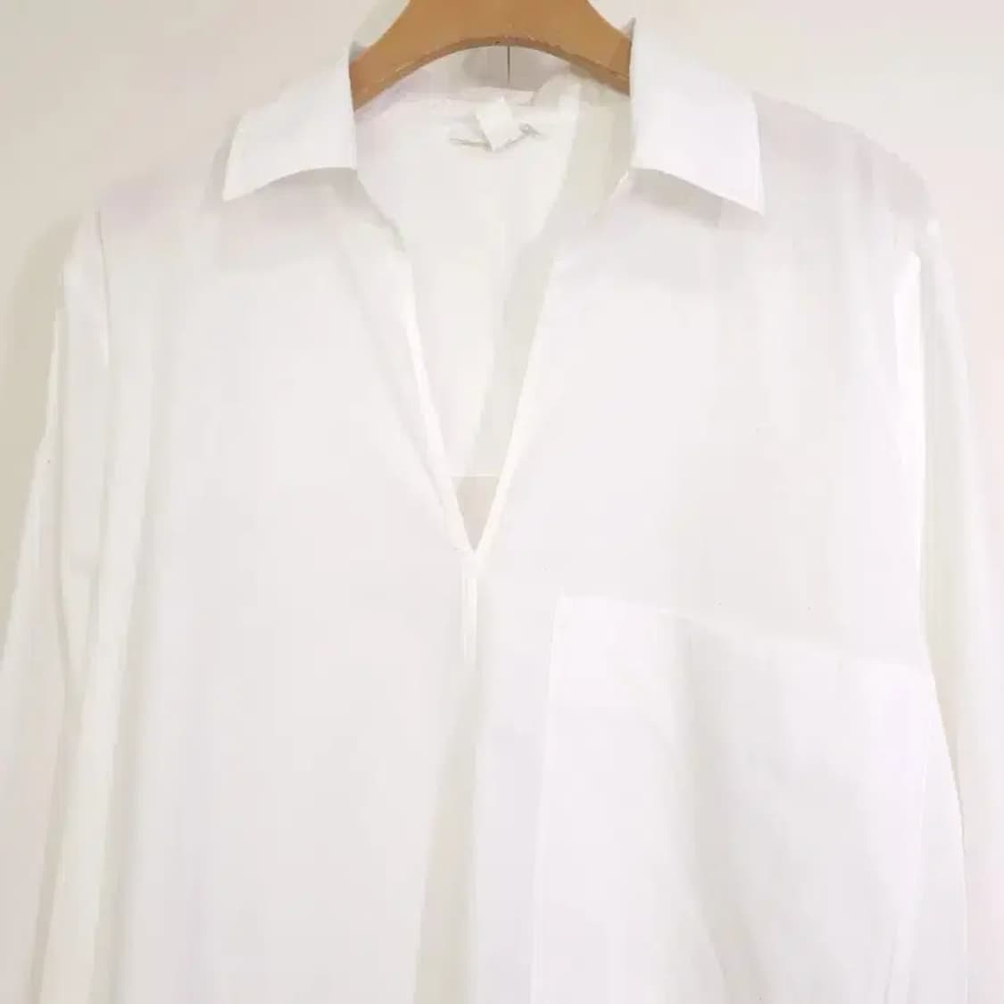 코스 화이트 오버핏 셔츠 상품이미지2