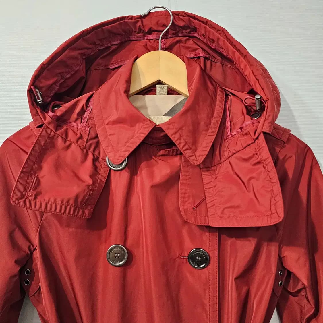 정품 버버리 브릿 후드 트렌치 코트 ~55 상품이미지10