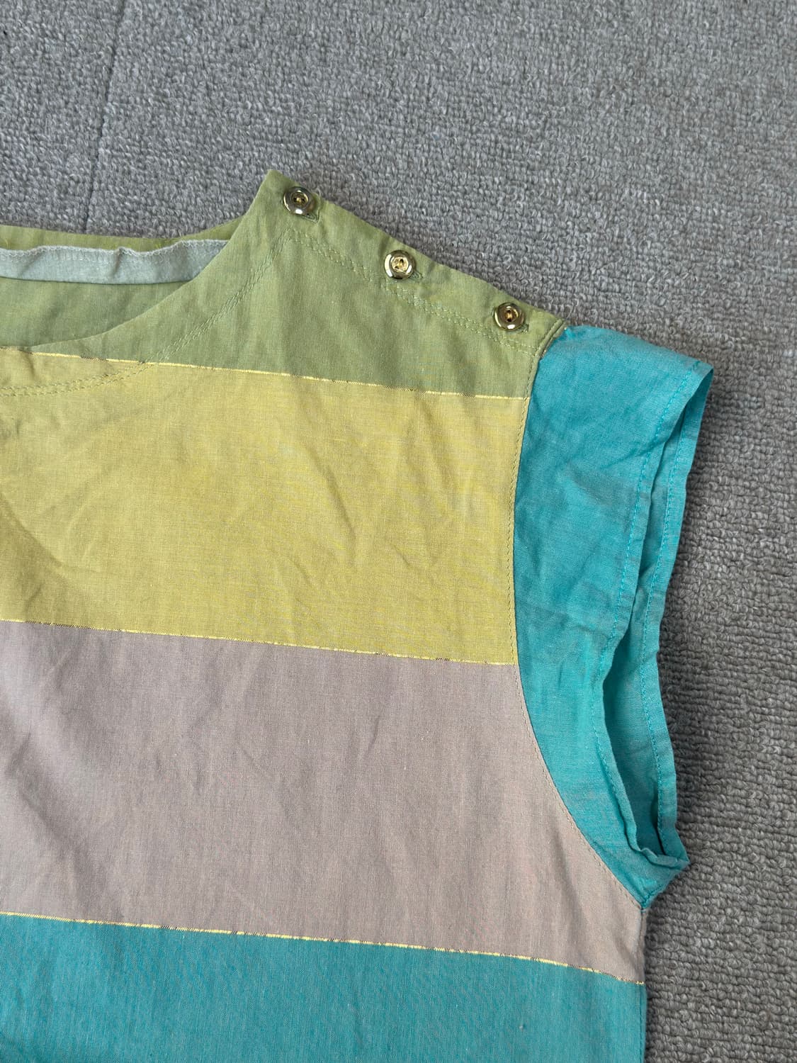 멀티 컬러 스트라이프 블라우스 상품이미지7