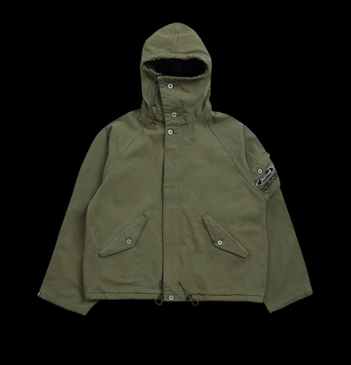 급처 헤리티지 플로스 Alfred smoke jacket 카키  상품이미지1