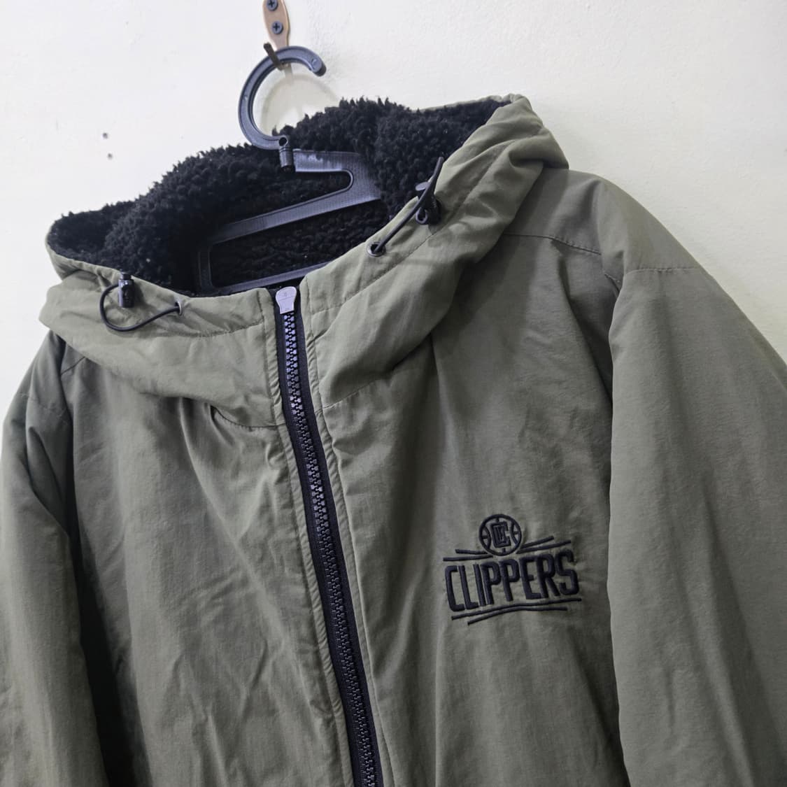 NBA LA 클리퍼스 양면 후리스 패딩 자켓 상품이미지5