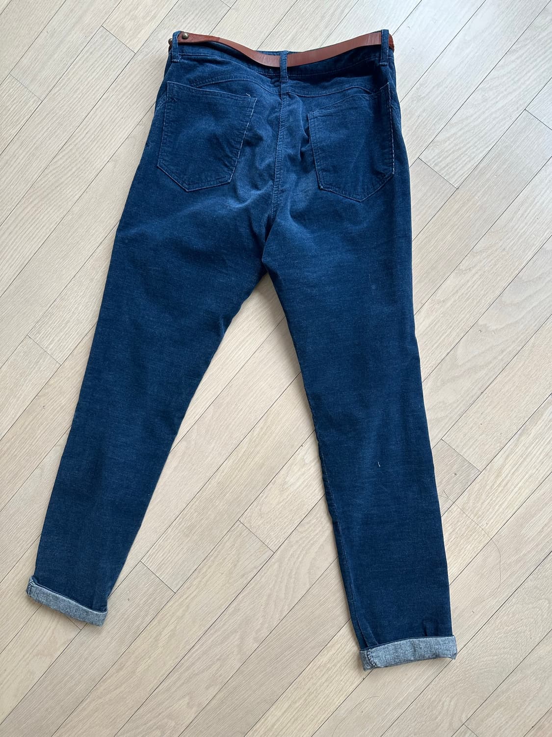 타임 24사이즈 코듀로이 청바지 데님 진 진청 상품이미지2