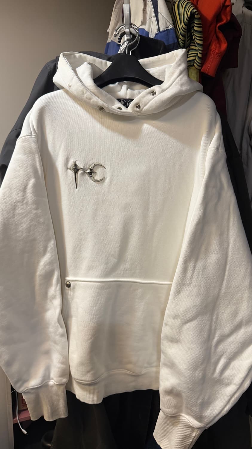 떠그 클럽 아머 후드 화이트 3사이즈 상품이미지1