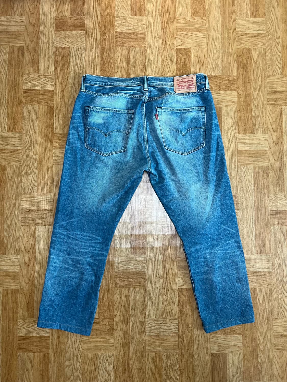LEVI‘S 501 ORIGINAL FIT JEANS (W36 / Hem 상품이미지2