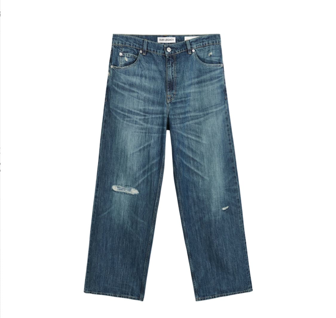 (32) 아워레가시 바스트 컷 빈티지 러버 리페어 데님 상품이미지1