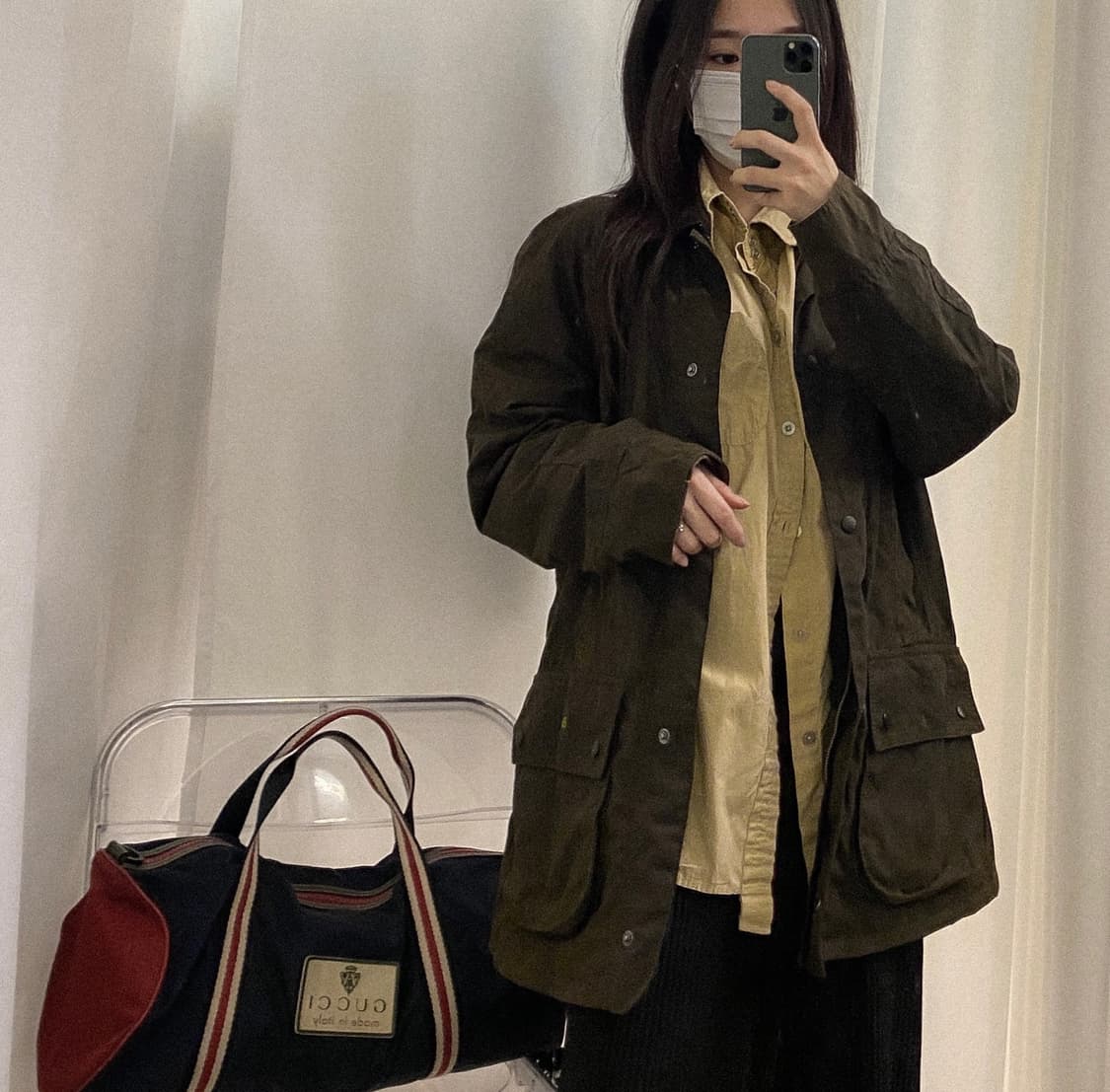 [95] 바버 비데일 왁스 자켓 M 상품이미지3