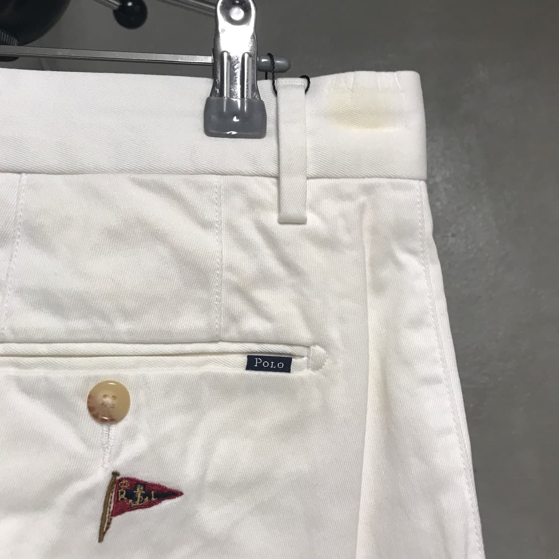 폴로 랄프로렌 멀티 자수 치노 팬츠 화이트 6(W) 상품이미지5