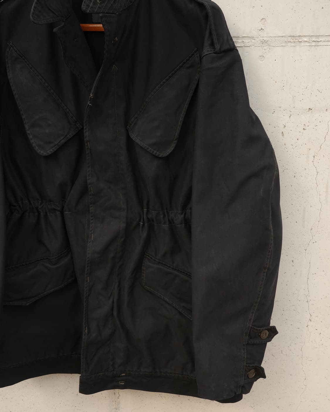 80s dutch army m58 블랙 다잉 필드 자켓 상품이미지4