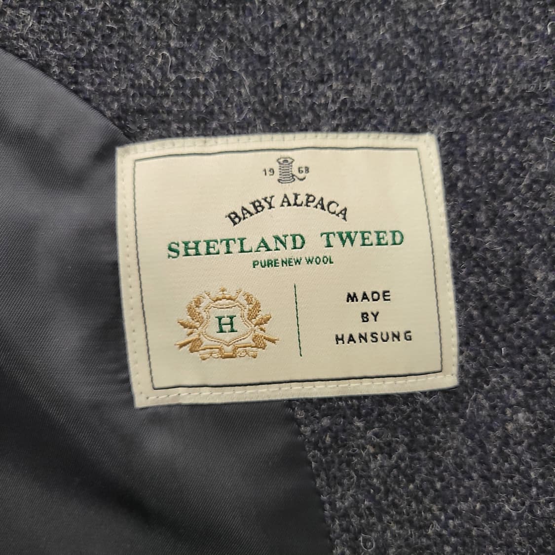 Slowand 슬로우앤드 프리미엄 셔틀랜드 울 자켓 상품이미지4