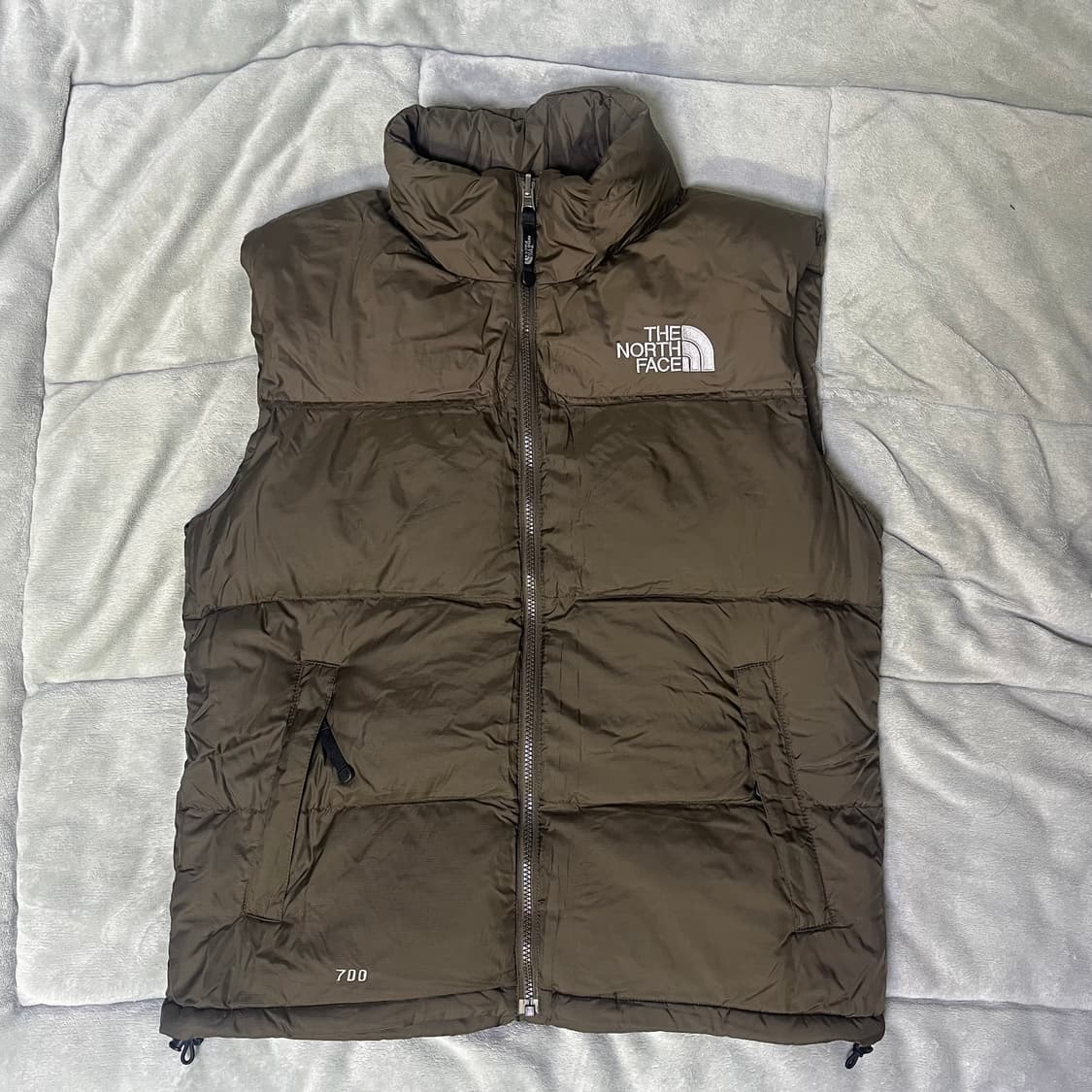 The north face 노스페이스 센터로고 중앙로고 조끼패딩 m 상품이미지2