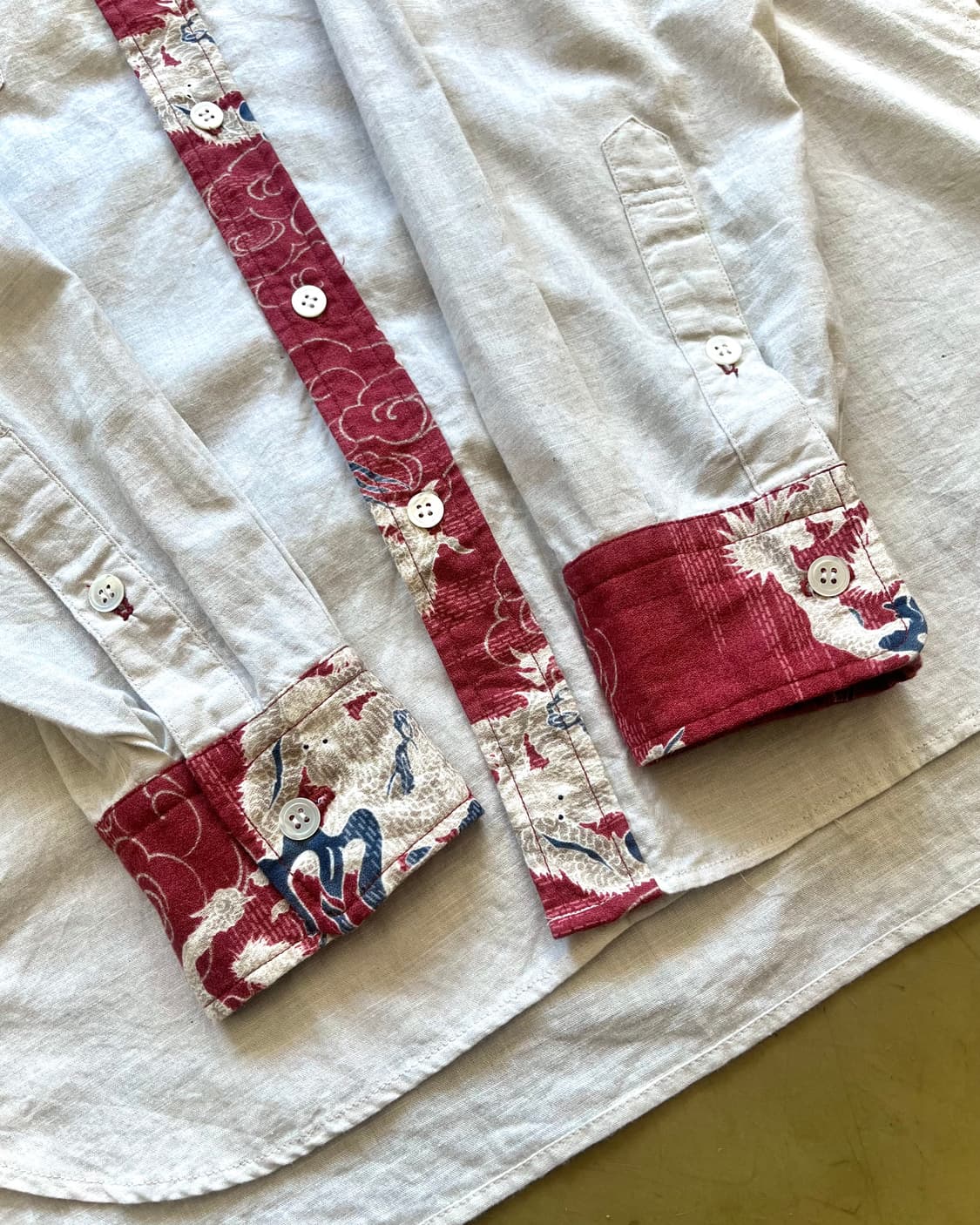やゝか工房 Japan Oriental Dragon Art Shirt 상품이미지6