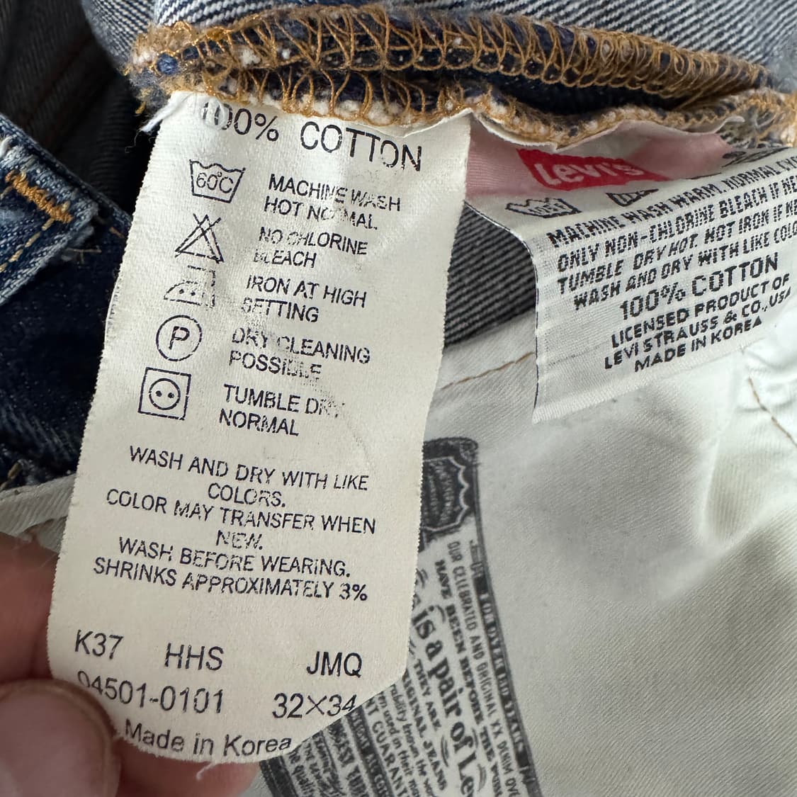 00s 리바이스 501 W82 L86 (32x34) 사이즈 상품이미지6
