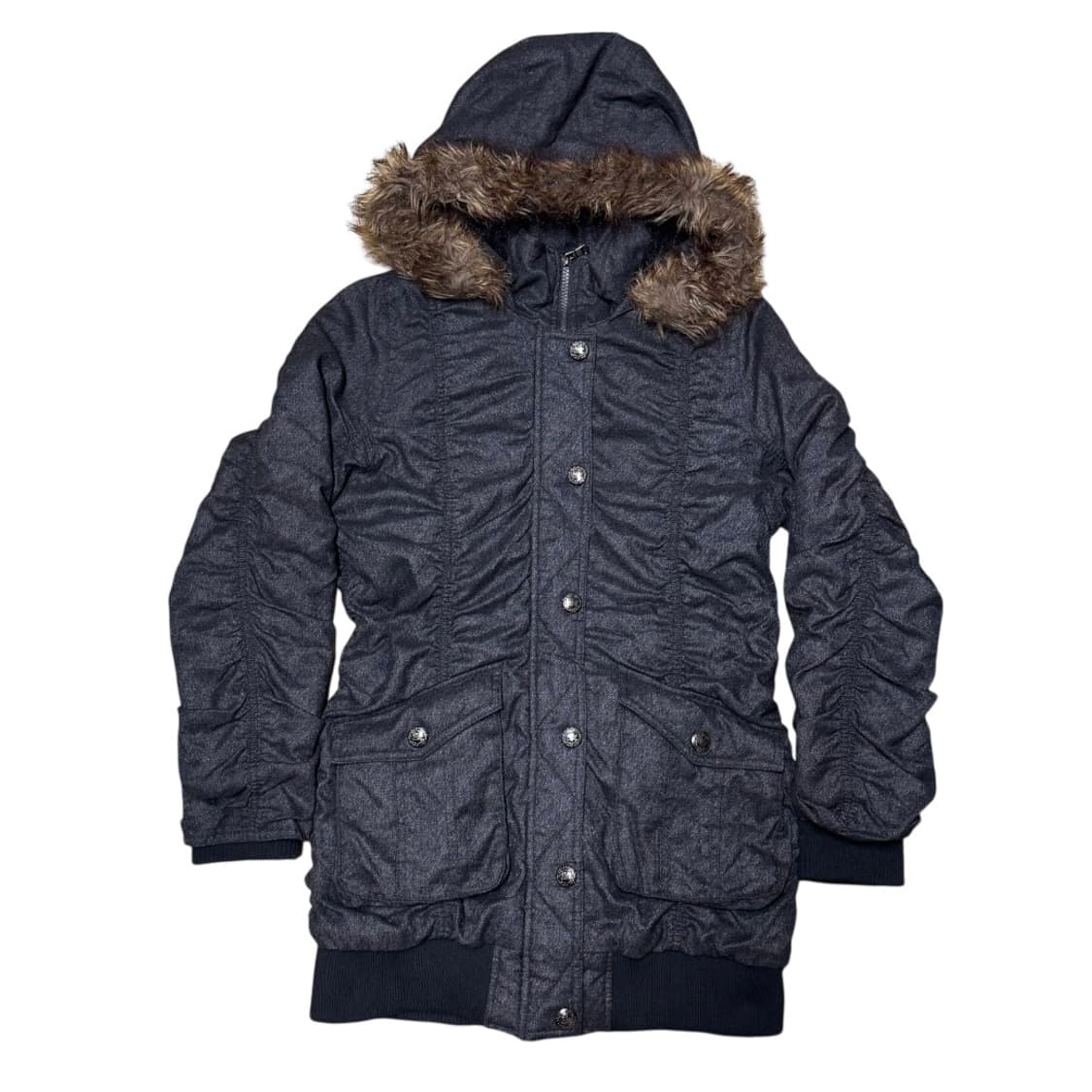 Y2K 00s 아카이브 퍼 후드 자켓 상품이미지1