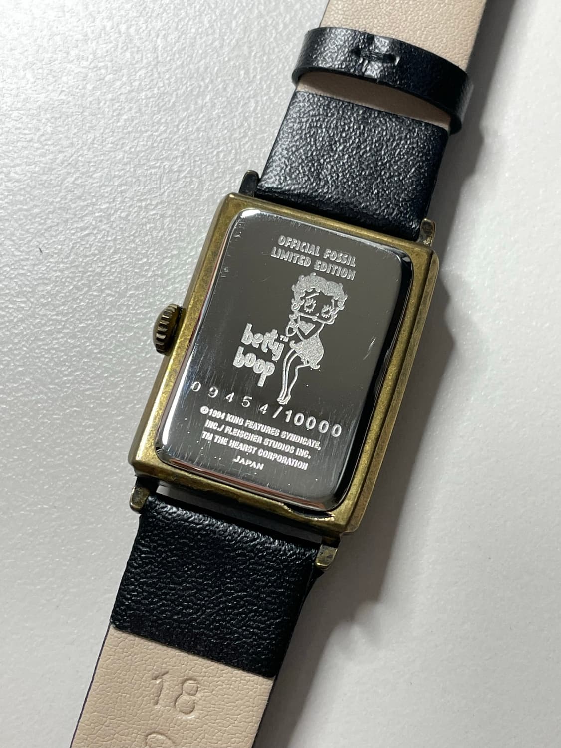 90's Betty Boop x FOSSIL 베티붑 빈티지 사각 시계 상품이미지4